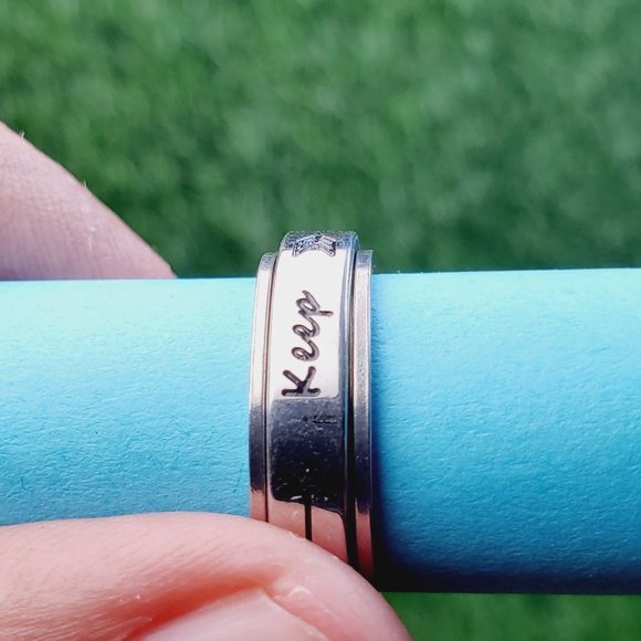 "6MM Stainless Steel Fidget Ring for Men/Women, AAAQL1008 - Picture 9 of 12